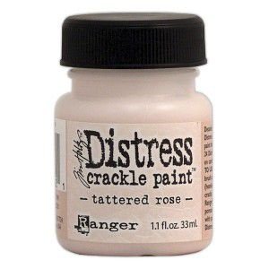 Tim Holtz distress crackle paint tattered rose - 1