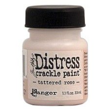 Tim Holtz distress crackle paint tattered rose