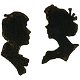 5x Tim Holtz movers&shapes chipboard silhouettes - 1 - Thumbnail