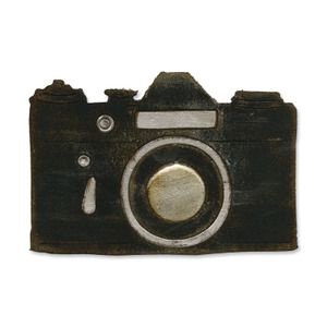 3x Tim Holtz bigz chipboard camera - 1