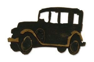 3x Tim Holtz bigz chipboard old jalopy - 1