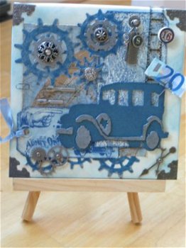 3x Tim Holtz bigz chipboard old jalopy - 1