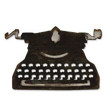 3x Tim Holtz bigz chipboard type writer