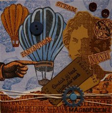 Mannenkaart 54: Steampunk met ballonnen