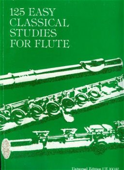 Frans Vester; 125 Easy Classical Studies for Flute - 1