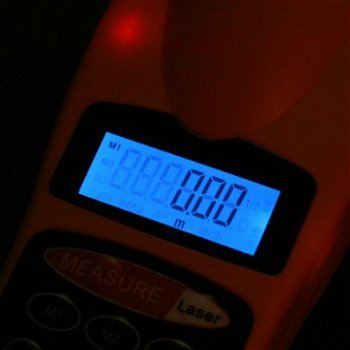 Digitale afstandsmeter verlicht display 18 meter-GE00501 - 1