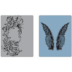 Tim Holtz alterations texture fades flourish&wings - 1