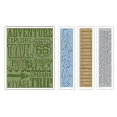 Tim Holtz alterations texture fades travel signs set