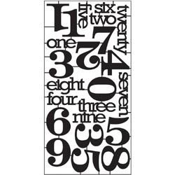 Tim Holtz idea-ology alpha parts numeric - 1