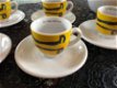 * 6 leuke espresso kop en schotels La Villa Collection * - 1 - Thumbnail