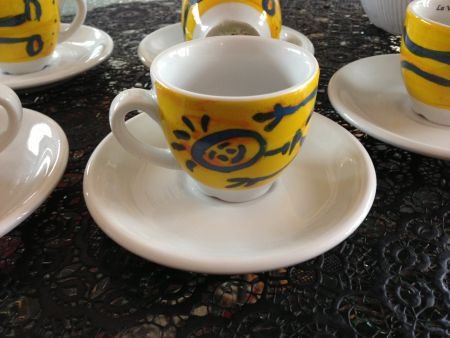 * 6 leuke espresso kop en schotels La Villa Collection * - Afbeelding 6