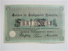 Noodgeld Neckarsulm 5 Mark