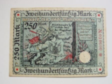 Noodgeld Muhlhausen 250 Mark - 1