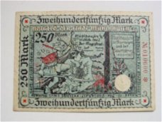 Noodgeld Muhlhausen 250 Mark