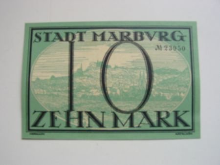 Noodgeld Marburg 10 Mark - 1