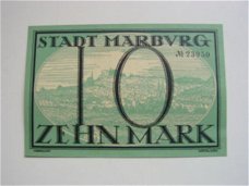 Noodgeld Marburg 10 Mark