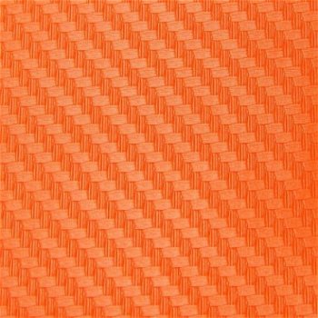 Rol Carbonfolie Oranje - 200x152cm in koker - 1