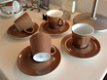•	* 4 mooie Perla Arzberg espresso kop en schotels * - 1 - Thumbnail