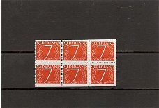 Combinatie uit postzegelboekje PB5, 3 x C5 postfris
