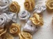 Glinsterend roosje ~ 1 cm ~ Zilver - 1 - Thumbnail
