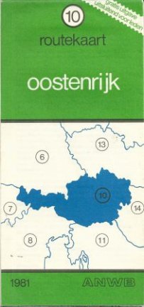 ANWB Routekaart Oostenrijk 1981 - nr. 1