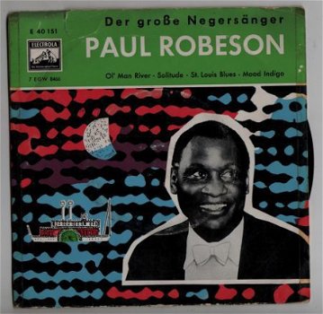 EP single Paul Robeson, jr'50, gst, ned. pers,electrola - 1