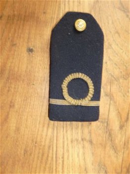 1 epaulet schipper kon.marine voor 1940 - 1