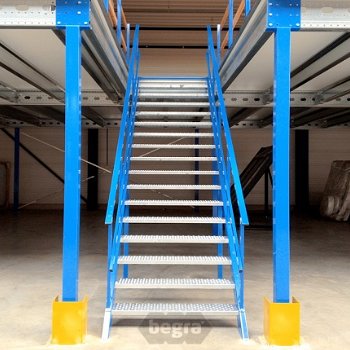 Trappen en ladders: Stalen trap, Steektrap, Bordestrap - 2
