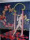 Surrealisme - naakt met blaasinstrument - D. Muchow geb.1921 - 1 - Thumbnail