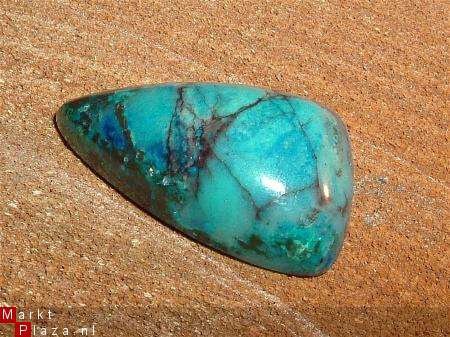 Cabochon171 Freeform Chrysocola USA - 1