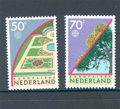 Nederland 1986 NVPH 1353/54 Europa CEPT postfris - 1