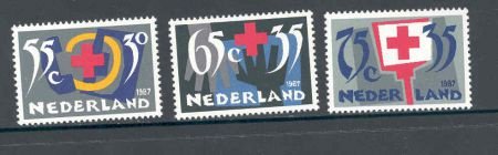 Nederland 1987 NVPH 1381/83 Rode Kruis postfris - 1