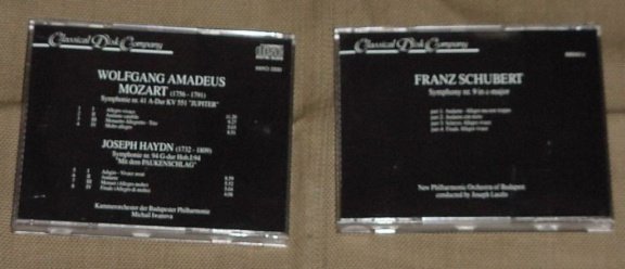 Setje Klassiek CD's van Classical Disk Company, origineel. - 3