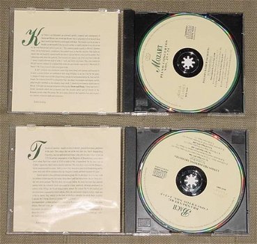 Mozart & Bach Klassiek CD's van Royal Classics, origineel. - 2