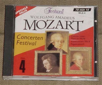 Klassiek CD Wolfgang Amadeus Mozart Concerten Festival. - 1