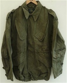 Jas, Parka, Uniform, Buiten, Gevechts, M58, Koninklijke Landmacht, maat: M, 1977.(Nr.1)