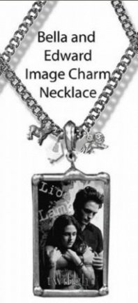 Twilight Necklace/Image Charm "Edward & Bella"