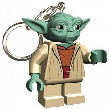 Lego Star Wars - Yoda Mini-Flashlight with Keychains - 1