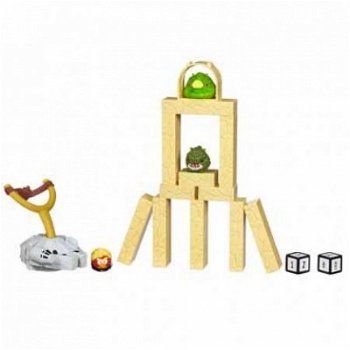 Angry Birds Star Wars - Jenga Tatooine Battle Game - 1