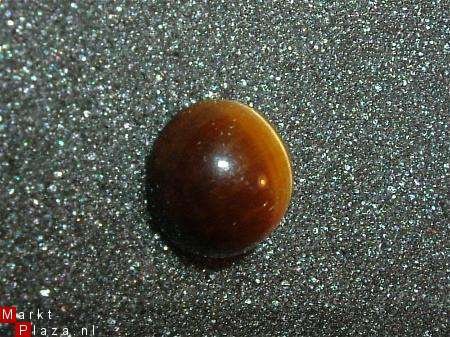 Cabochon #198 Tijger-oog 10 MM Speciale Price in MAART - 1