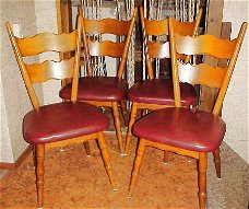 4 z.g.n. eetkamer stoelen