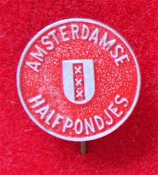 Amsterdamse halfpondjes (rood)