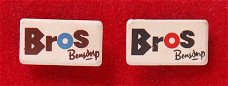 2x Bros Bensdorp (blauw en rood)