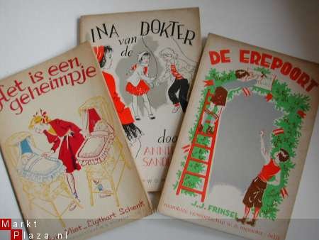 3 oude boekjes jaren 50 van nv W.D. Meinema Delft - 1