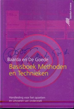 Baarda, de Goed; Basisboek methoden en technieken - 1