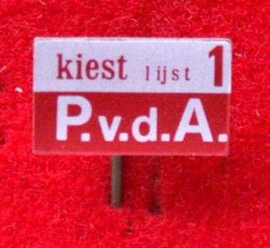 Kies lijst 1 P.v.d.A. - 1