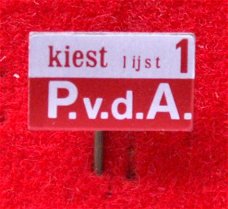 Kies lijst 1 P.v.d.A.