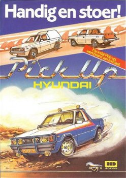 Folder van Hyundai Pony Pick-up 1984 - 1