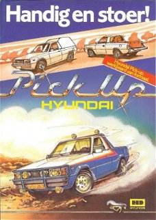 Folder van Hyundai Pony Pick-up 1984