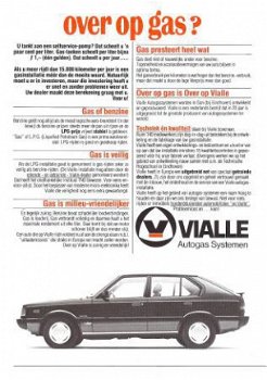 Folder van Hyundai en Vialle uit 1984 - 2